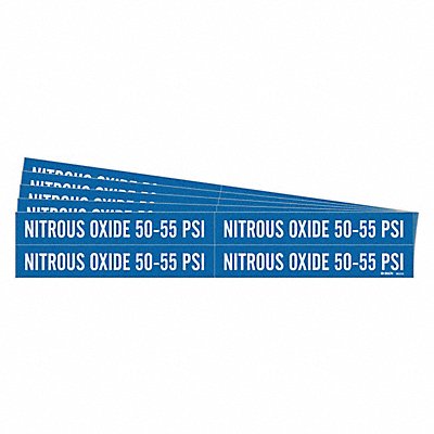 Pipe Marker Nitrous Oxide 50-55 PSI PK5 MPN:86333-PK