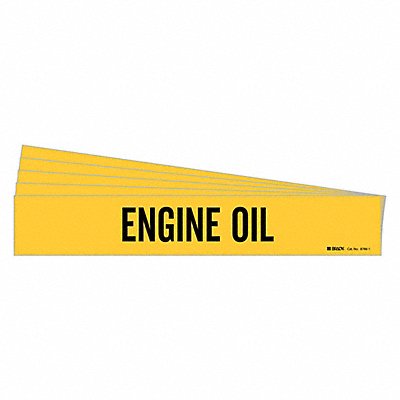 Pipe Marker Black Engine Oil PK5 MPN:8786-1-PK