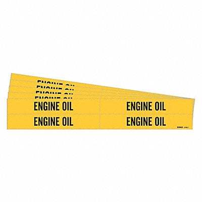 Pipe Marker Black Engine Oil PK5 MPN:8786-4-PK