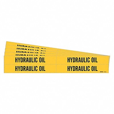 Pipe Marker Black Hydraulic Oil PK5 MPN:8790-4-PK