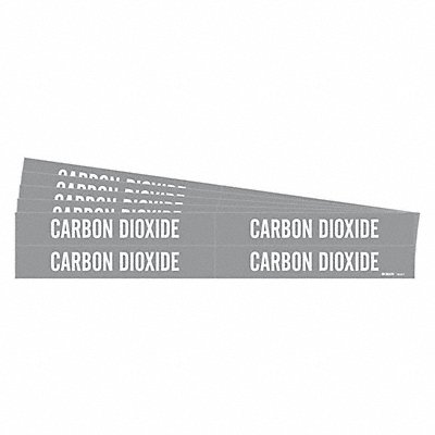 Pipe Marker White Carbon Dioxide PK5 MPN:90307-PK