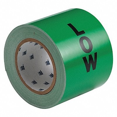 Pipe Marking Tape Grn 4in W 90ft Roll L MPN:55371