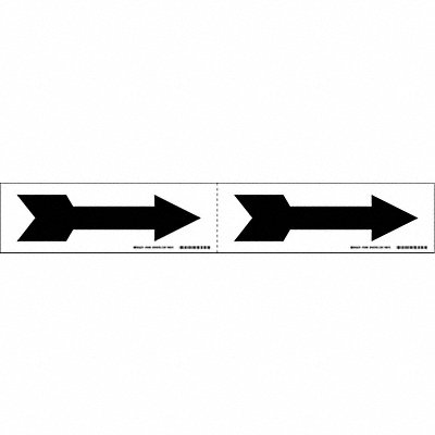 Pipe Marker (Arrow) 2 1/4in H 7in W MPN:76506