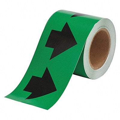 D3614 Arrow Tape Green 4in W 90ft Roll L MPN:91408