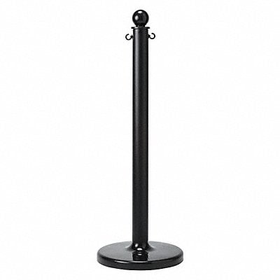 Barrier Post 40 in H Black Polyethylene MPN:80937