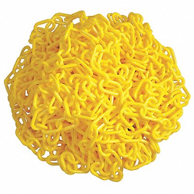 Plastic Chain 1-1/2 In x 100 ft Yellow MPN:78234