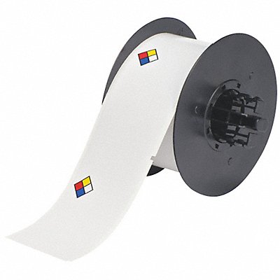 RTK Label White 4 in W MPN:B30-245-595-NFPA