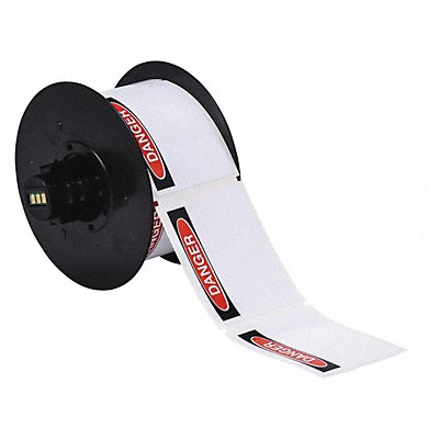 Label Red/Black/White 4.000 In. MPN:B30-25-595-OSHADA