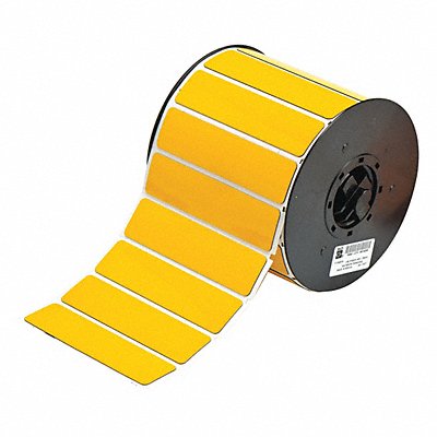 Raised Profile Label Yellow 4.000 In. MPN:B30EP-174-593-YL