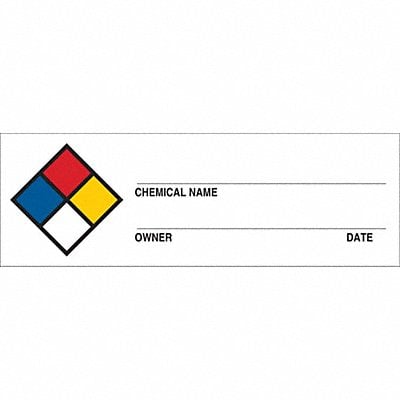 Chemical Label 1 H 3 W PK720 MPN:53095