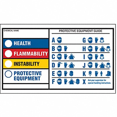 HMIG Self-Laminating Label 3 x 5in PK25 MPN:60333