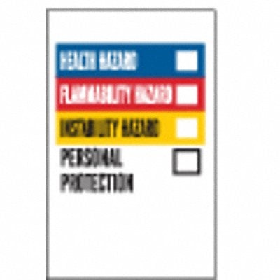 NFPA Label 2 In.H 1-1/4 In.W Paper PK500 MPN:99179