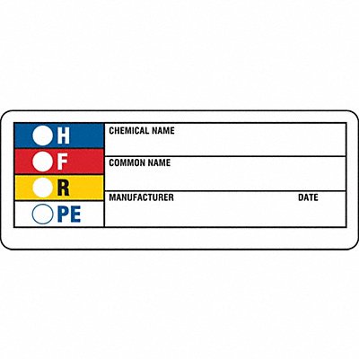 HMIG Label 1-1/2 in H Paper PK1000 MPN:99186