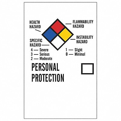 NFPA Label 2 In.H 1-1/4 In.W Paper PK500 MPN:99199