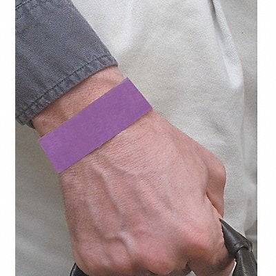 D0077 Wristband Purple Numbered PK500 MPN:95098