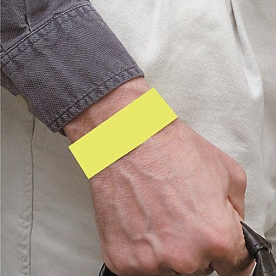 D0077 Wristband Yellow Numbered PK500 MPN:95099