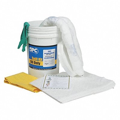 Spill Kit Oil-Based Liquids White MPN:SKO-BKT