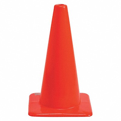 Traffic Cone Vinyl 8in. Dia Orange MPN:80111