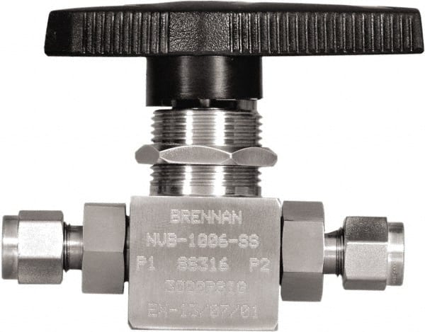 2-Way Manual Ball Valve: 1/4