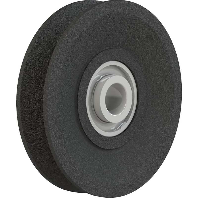 Idler Pulleys, For Belt Trade Size: B , Inside Diameter: 0.64in , Outside Diameter: 5in  MPN:1BU5B