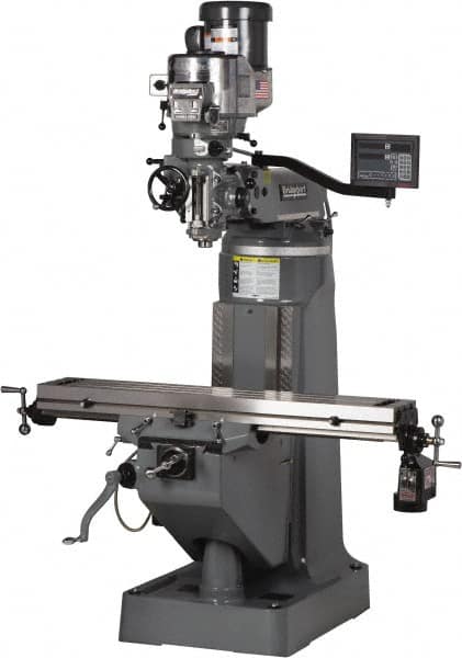 Knee Milling Machine: 2 hp, Variable Speed Pulley Control, 3 Phase MPN:0195011/7130336