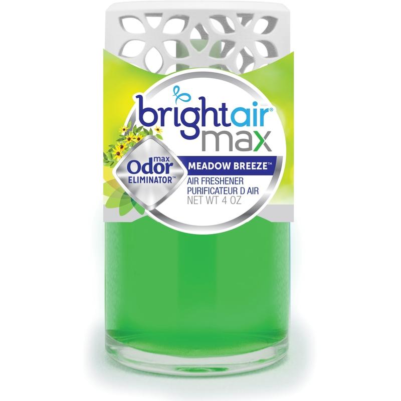 Bright Air Max Odor Eliminator Gel, Meadow Breeze, 4 Oz (Min Order Qty 7) MPN:900441