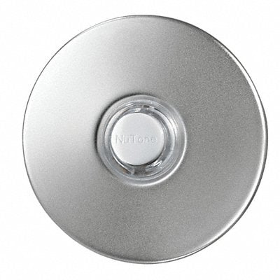 Pushbutton Satin Nickel Stucco Lighted MPN:PB41LSN