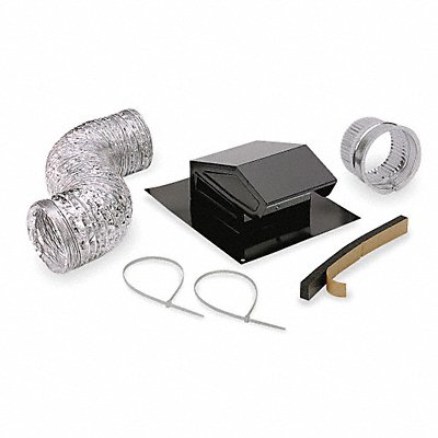 Roof Vent Kit Flexible Duct 8 ft L MPN:RVK1A