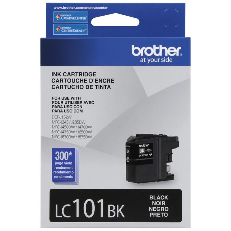 Brother LC101 Black Ink Cartridge, LC101BKS (Min Order Qty 5) MPN:BRTLC101BKS