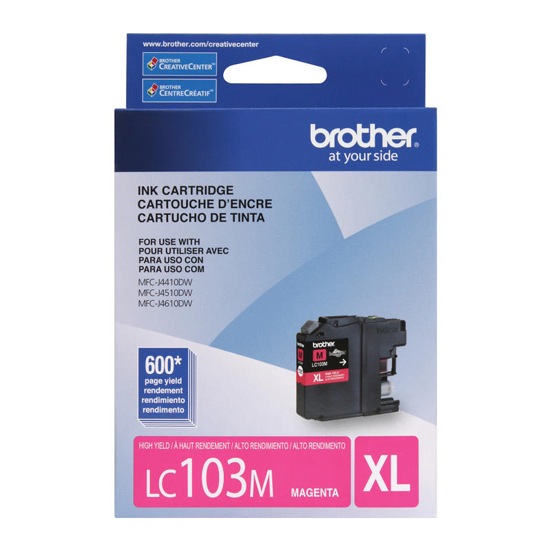 Brother LC103 Magenta Ink Cartridge, LC103M (Min Order Qty 5) MPN:BRTLC103MS