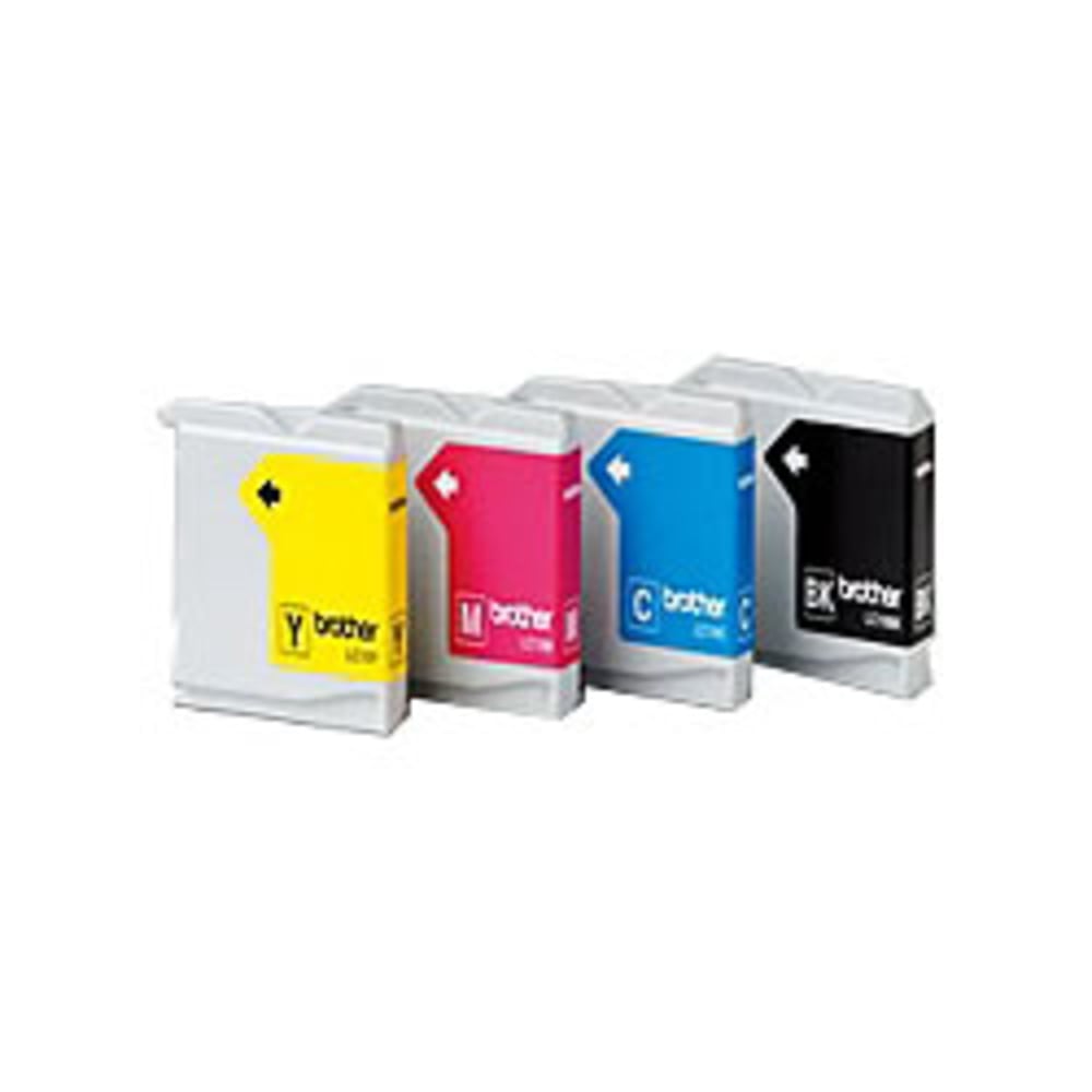 Brother LC51 Black And Cyan, Magenta, Yellow Ink Cartridges, Pack Of 4, LC514PKS MPN:BRTLC514PKS