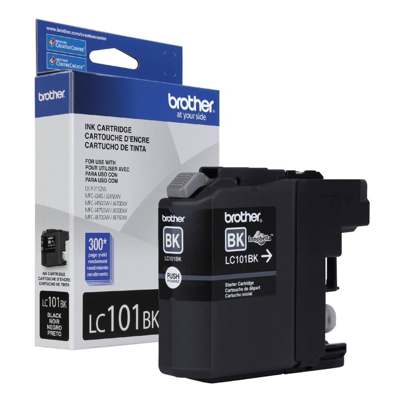 Brother LC101 Black Ink Cartridge, LC101BK (Min Order Qty 5) MPN:LC101BK