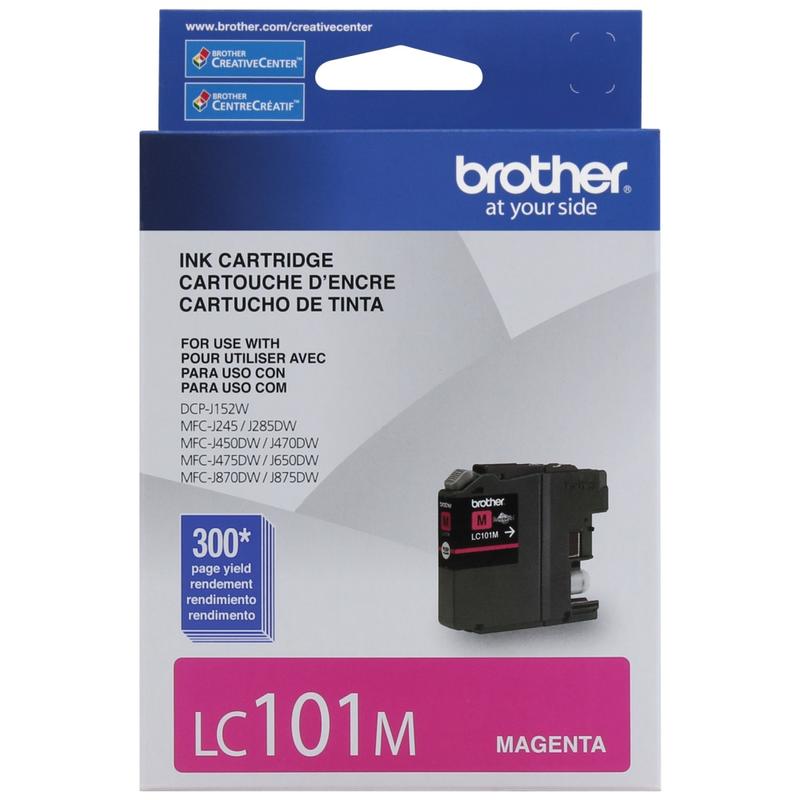 Brother LC101 Magenta Ink Cartridge, LC101-M (Min Order Qty 6) MPN:LC101M