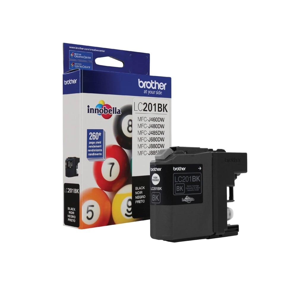 Brother LC201 Black Ink Cartridge, LC201BKS (Min Order Qty 5) MPN:LC201BKS