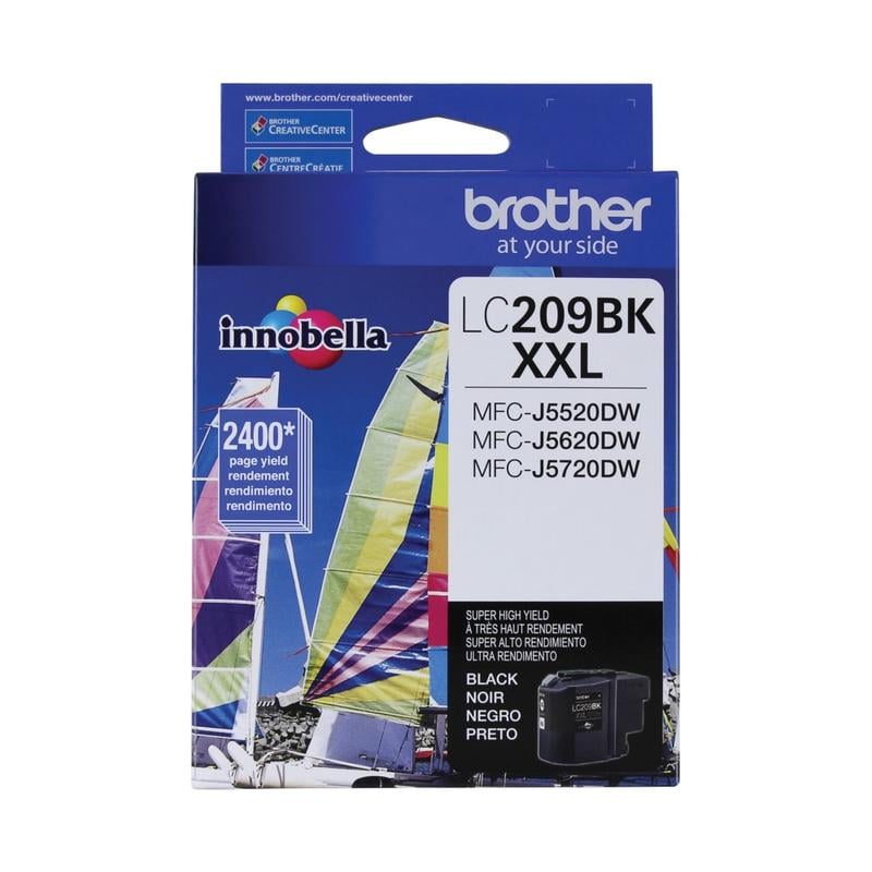 Brother LC209 Black Super-High-Yield Ink Cartridge, LC209BKS (Min Order Qty 2) MPN:LC209BKS