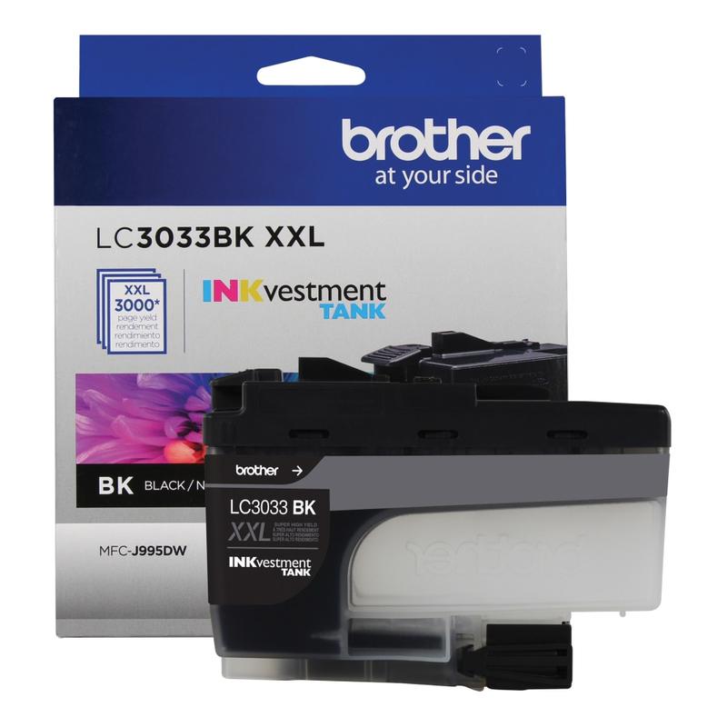 Brother LC3033 Black Super-High-Yield Ink Cartridge, LC3033BKS (Min Order Qty 2) MPN:LC3033BKS