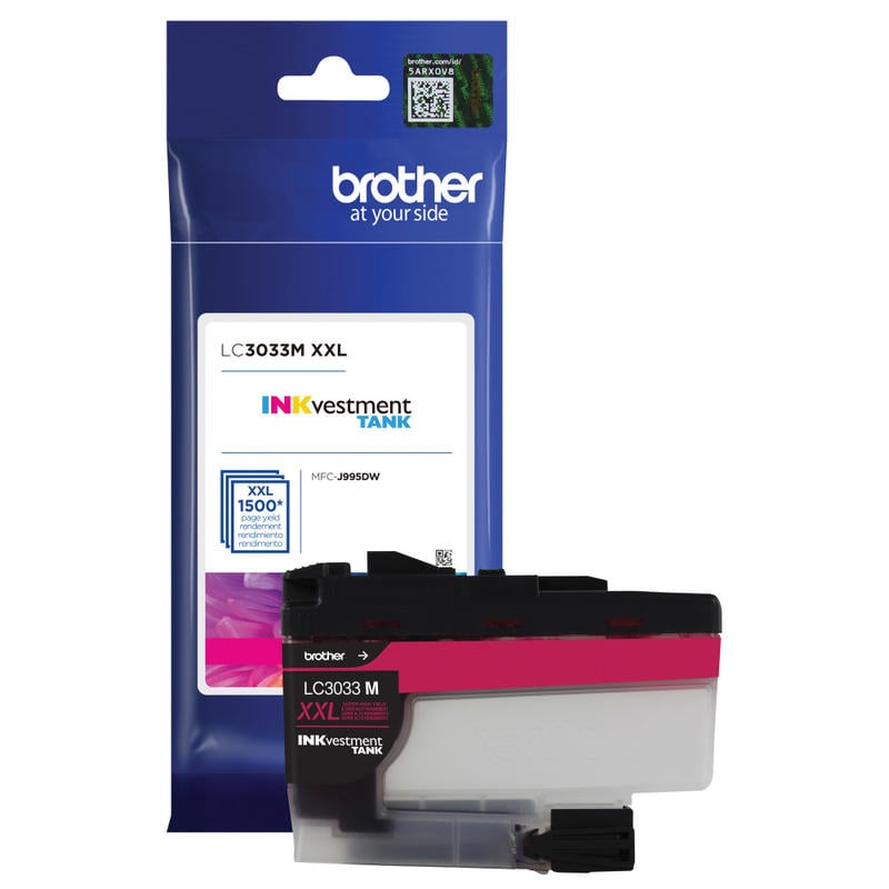 Brother LC3033 INKvestment Magenta High-Yield Ink Tank, LC3033M (Min Order Qty 3) MPN:LC3033M