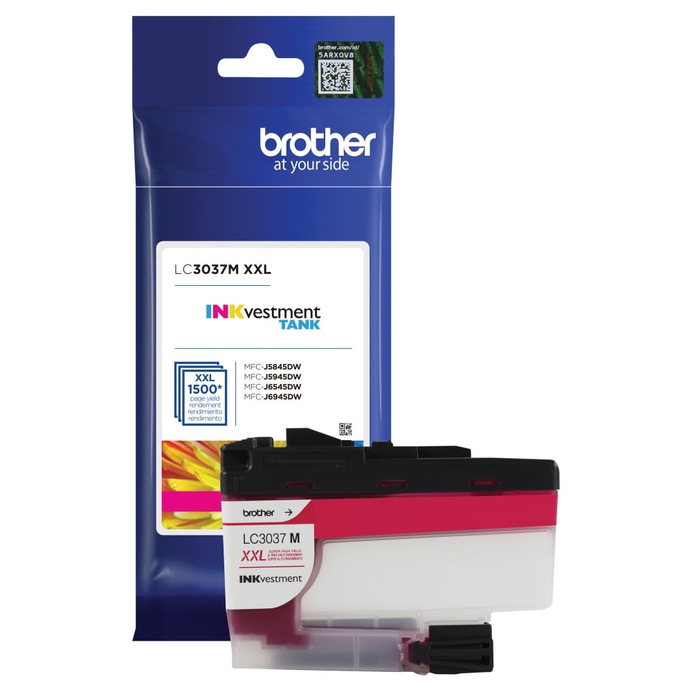 Brother LC3037 INKvestment Magenta Super-High-Yield Return Program Ink Tank, LC3037M (Min Order Qty 3) MPN:LC3037M