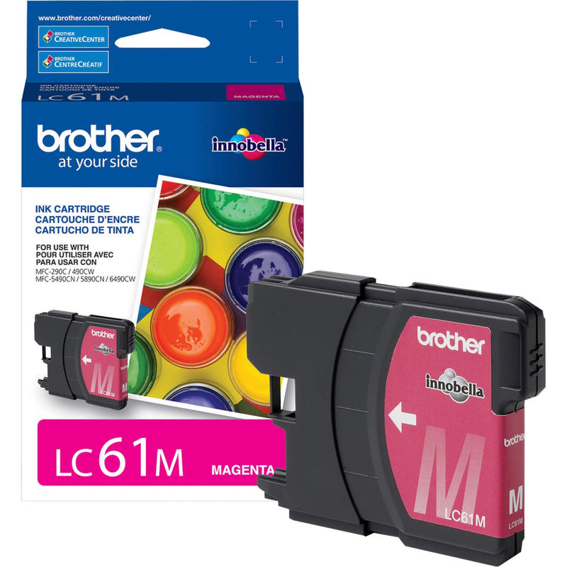 Brother LC61I Magenta Ink Cartridge, LC61M (Min Order Qty 5) MPN:LC61M