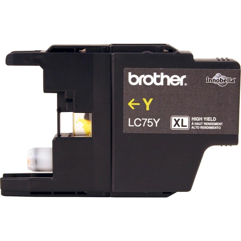 Brother LC75 Yellow Ink Cartridge, LC75Y (Min Order Qty 4) MPN:LC75Y