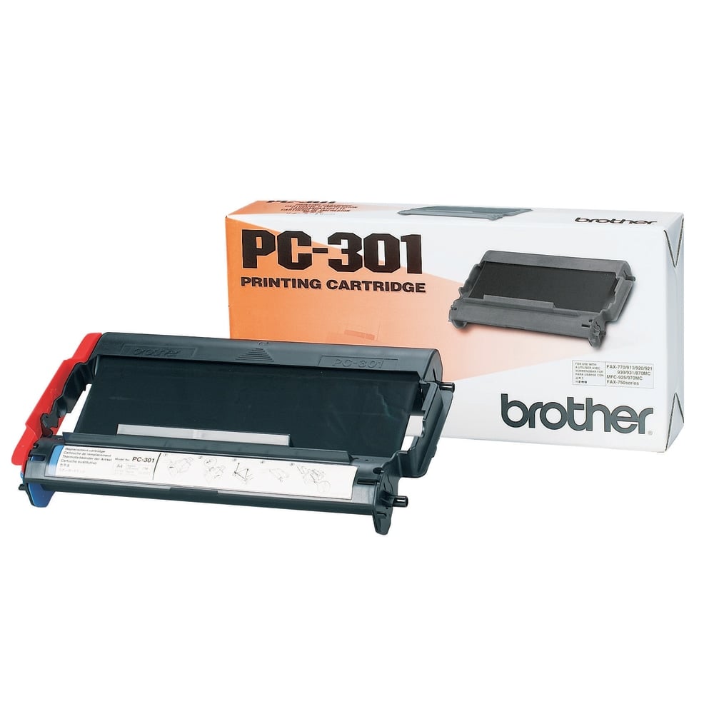 Brother PC-301, Black Print Cartridge (Min Order Qty 3) MPN:PC301