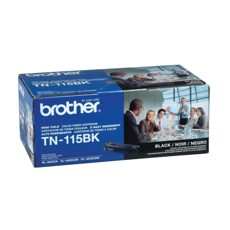 Brother TN-115 Black Toner Cartridge, TN-115BK MPN:TN115BK