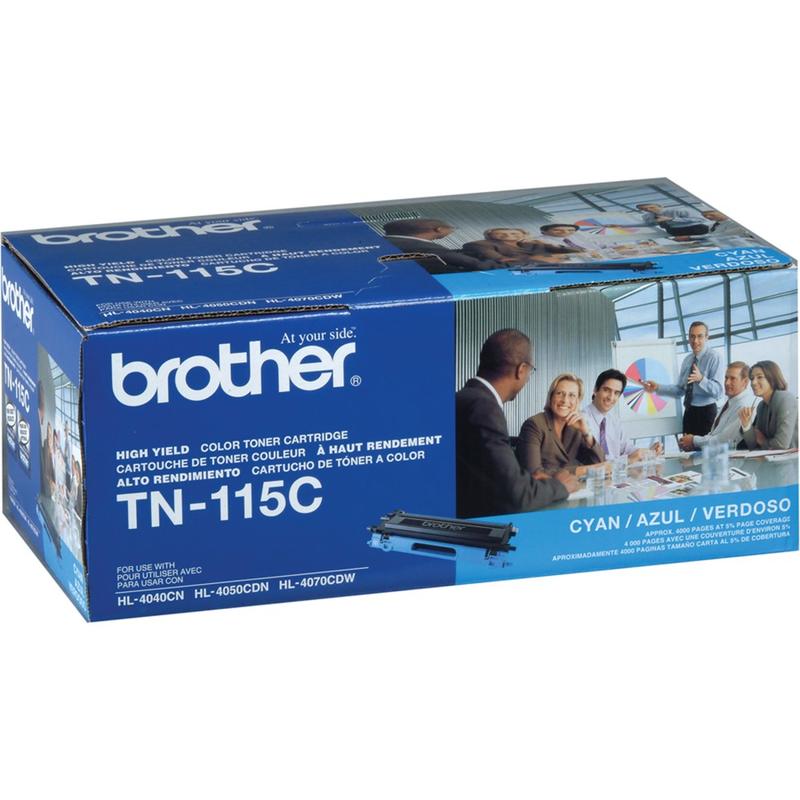 Brother TN-115 Cyan Toner Cartridge, TN-115C MPN:TN115C