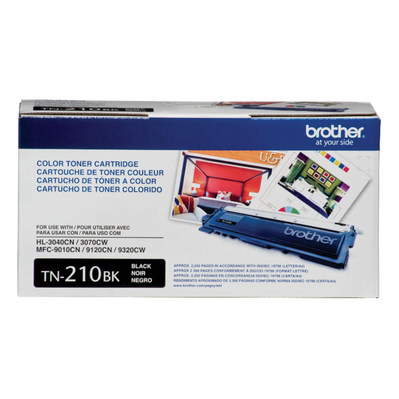 Brother TN-210 Black Toner Cartridge, TN-210BK MPN:TN210BK