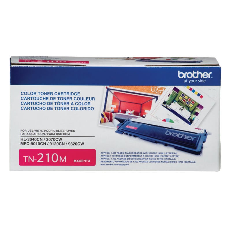 Brother TN-210 Magenta Toner Cartridge, TN-210M MPN:TN210M