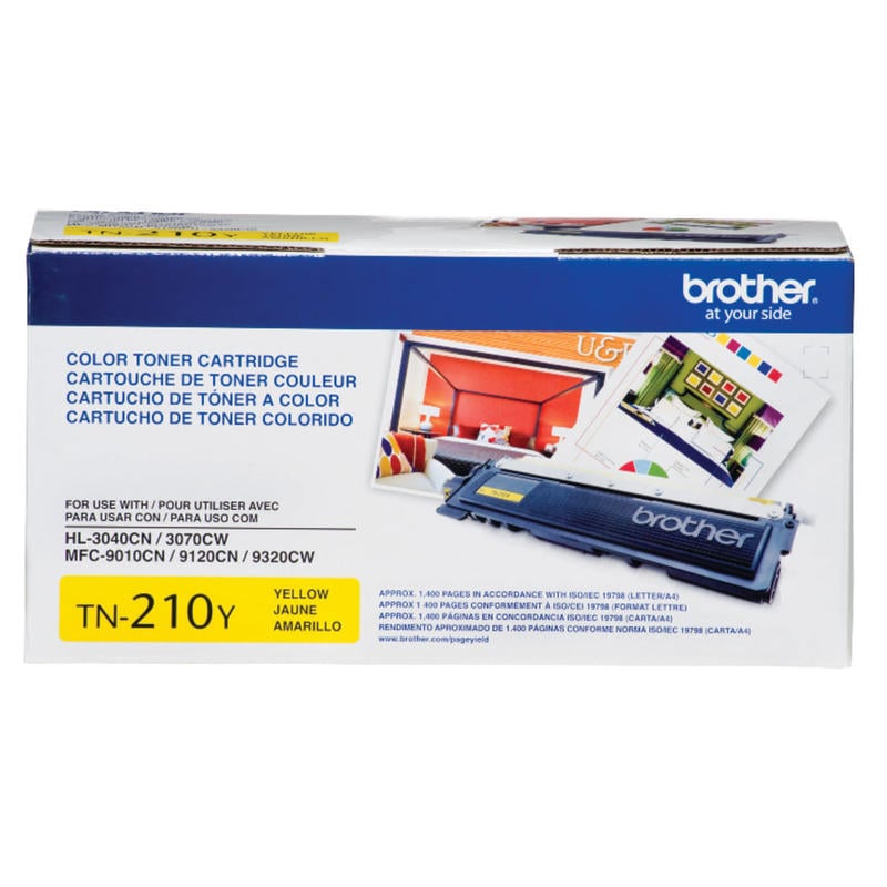 Brother TN-210 Yellow Toner Cartridge, TN-210Y MPN:TN210Y