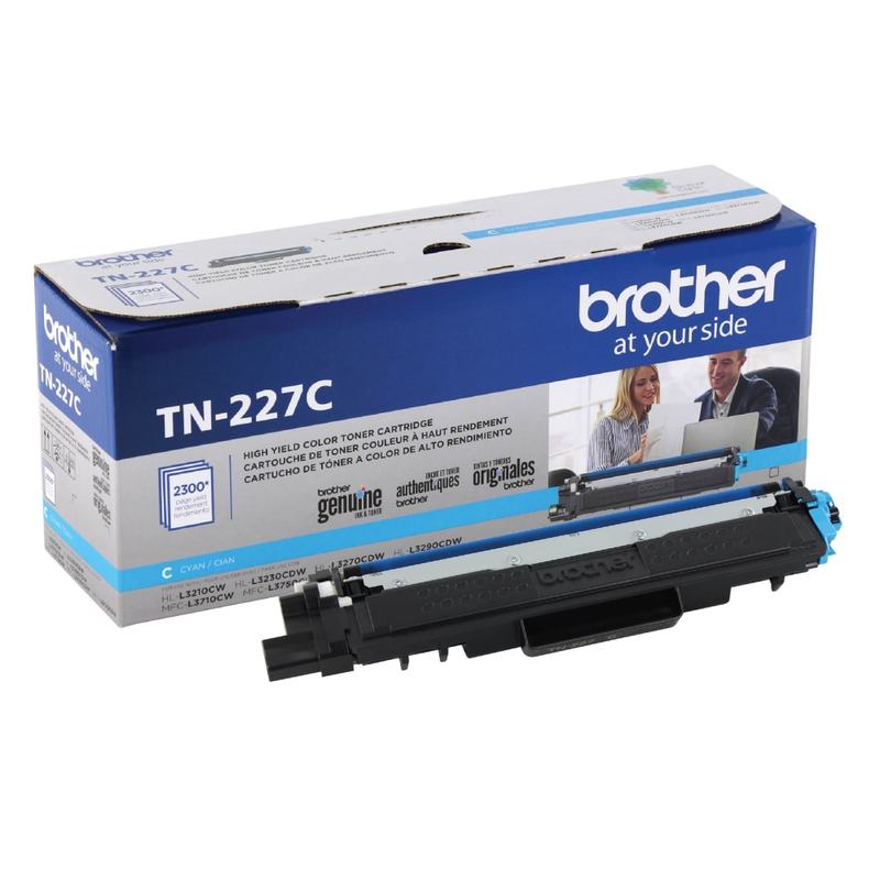 Brother TN-227 Cyan High Yield Toner Cartridge, TN-227C MPN:TN227C