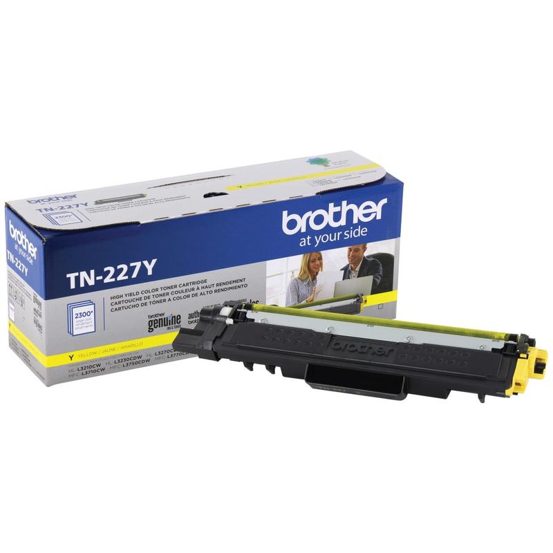 Brother TN-227 Yellow High Yield Toner Cartridge, TN-227Y MPN:TN227Y