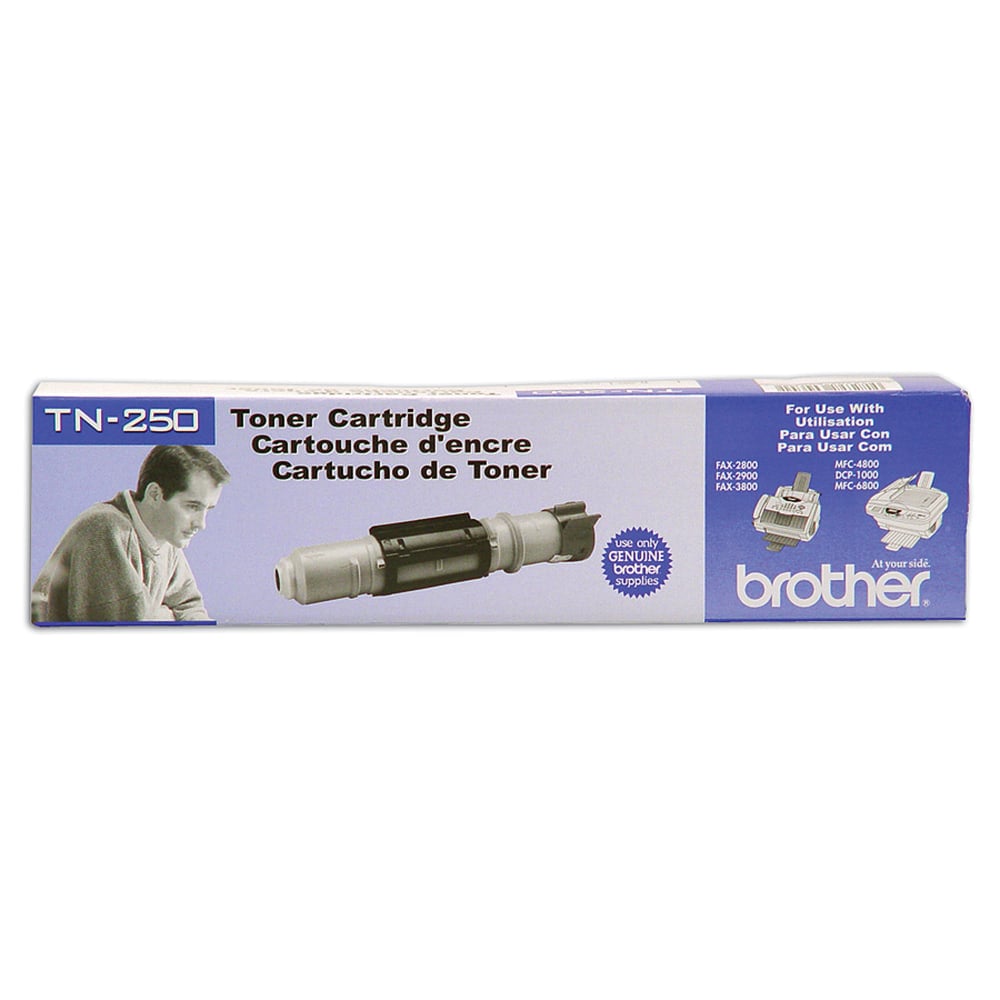 Brother TN-250 Black Toner Cartridge, TN-250BK (Min Order Qty 2) MPN:TN250