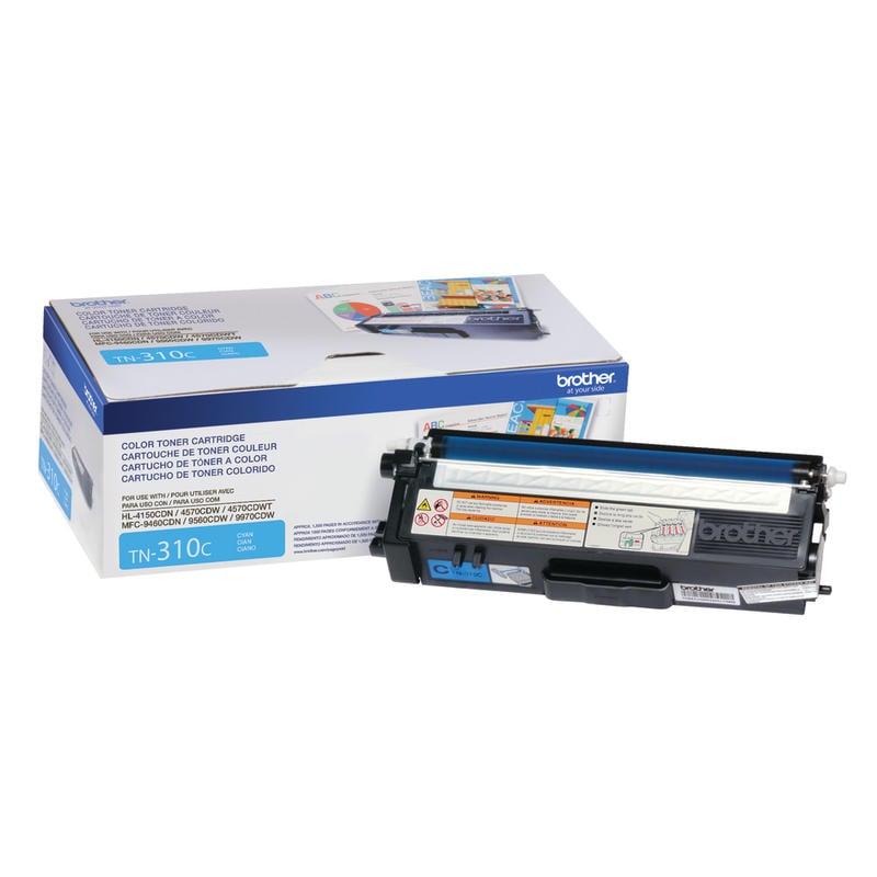 Brother TN-310 Cyan Toner Cartridge, TN-310C MPN:TN310C